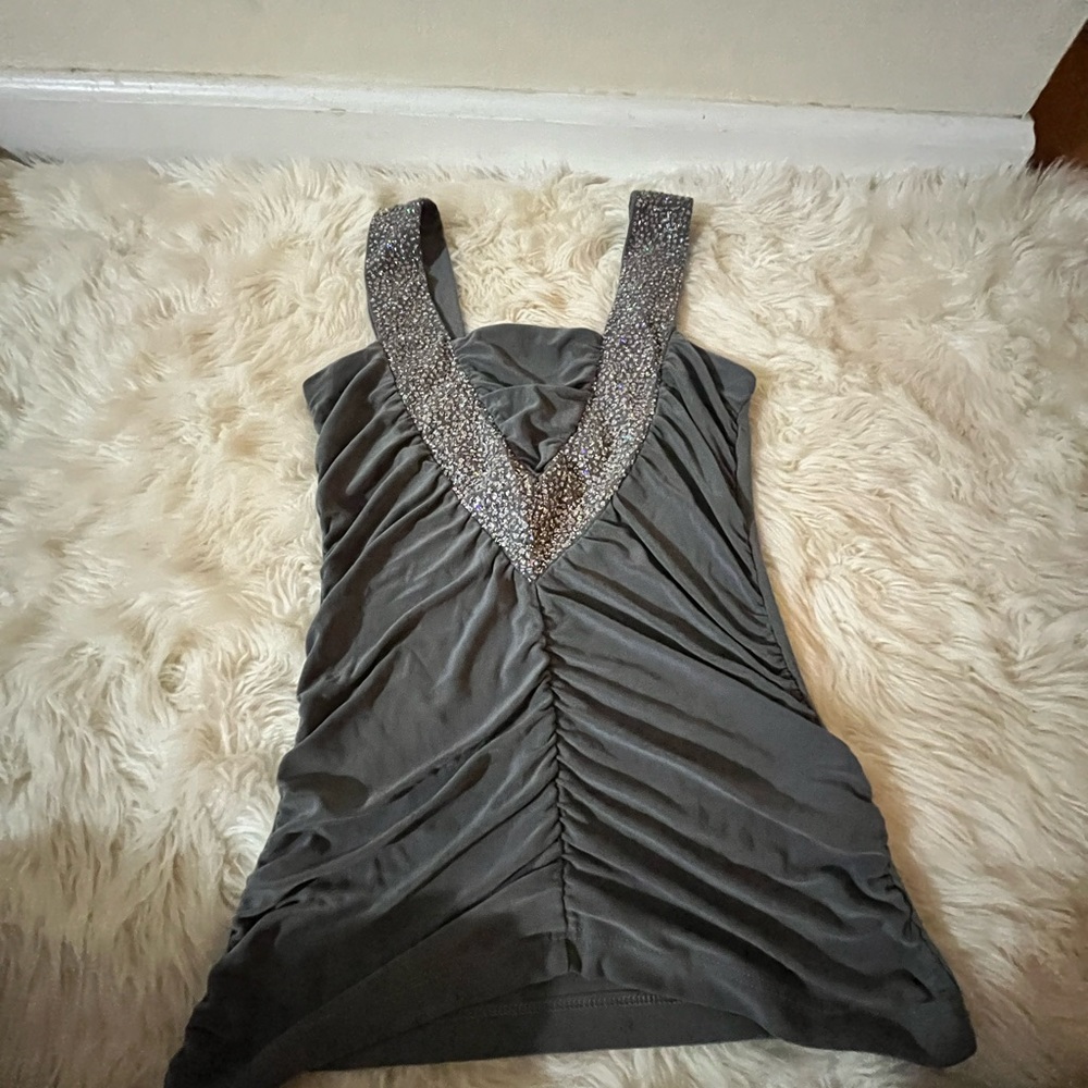 Beaded tank top